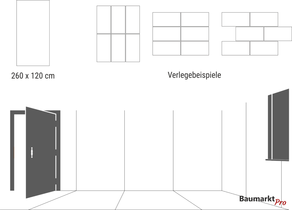 120x120 cm Größentabelle