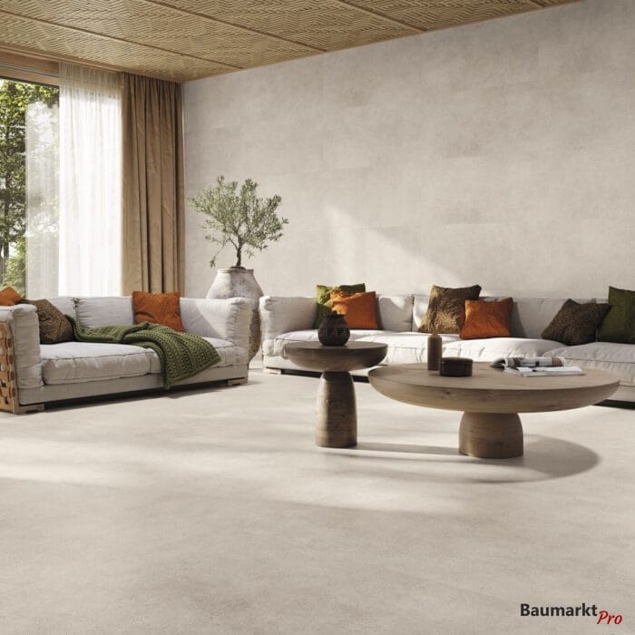 Urban Stone Feinsteinzeug Steinoptik Fliese Verlegebeispiel