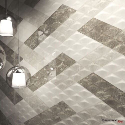 Opaluxe Marmoroptik Wandfliese glänzend